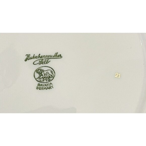 Vintage Hutschenreuther Selb Bavaria Set 5 Fruit Orchard Dessert Plates 8” Gold - Picture 3 of 9